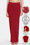 Zivame All Day Seamless Mermaid Saree Shapewear With Removable Drawcord - Tango Red2 — thumbnail 1